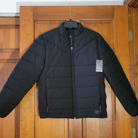 NWT Women's Size Small FLX Black Light Weight Coat - Picture 1 of 8